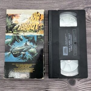 The Land That Time Forgot VHS Tape Dinosaur Movie Sci-Fi 1989 Video Treasures